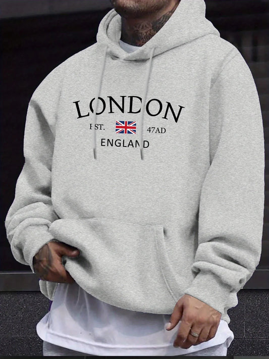 Fashion Printed Hoodies Men's Casual Autumn