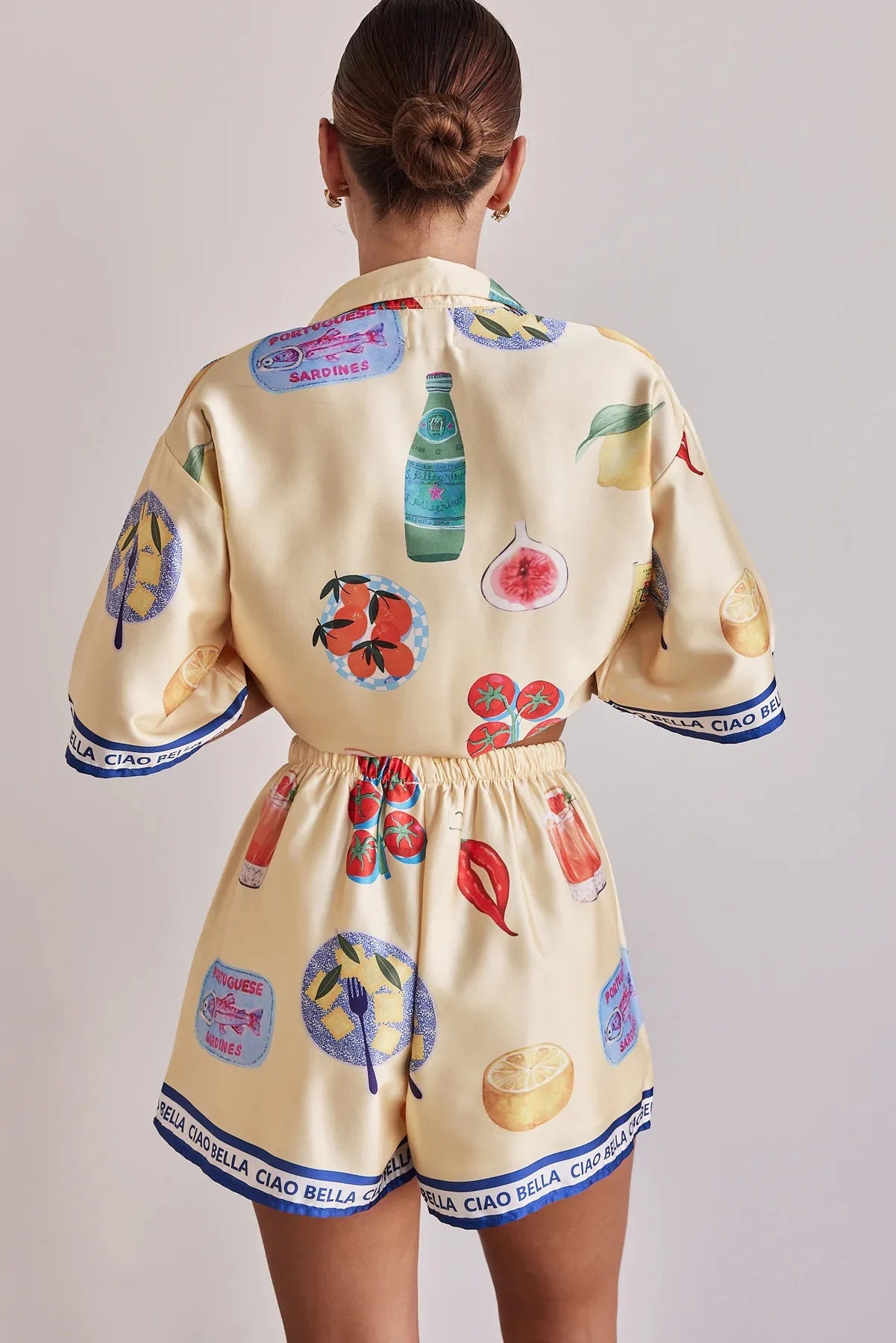 2025 Fashion Satin Print Loose