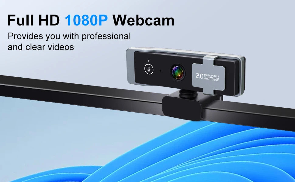 4K Webcam 1080P 2K Full HD Web Camera With Microphone