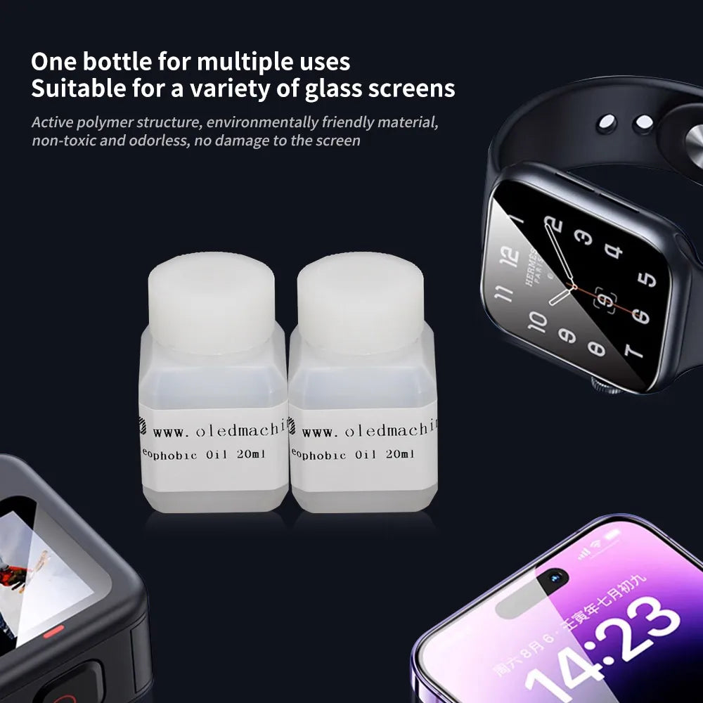 Anti Scratch Oleophobic Coating Oil Liquid For Phone Screen