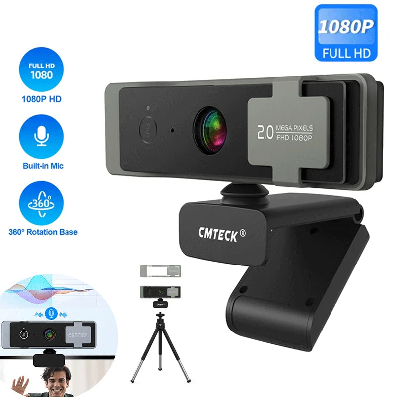 4K Webcam 1080P 2K Full HD Web Camera With Microphone