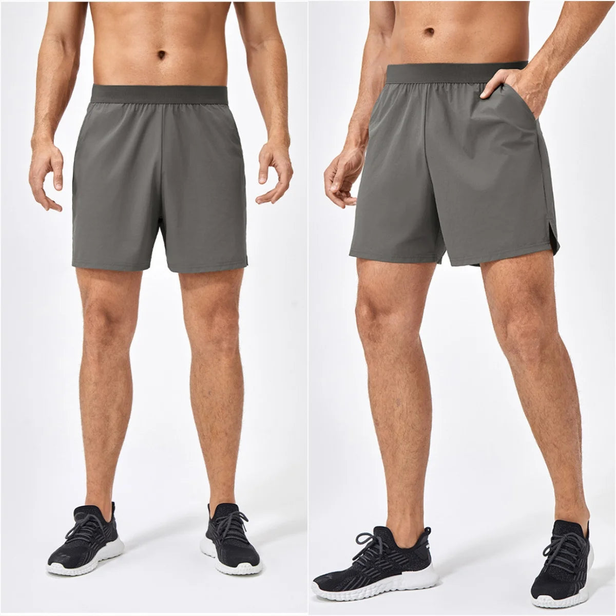 Men Gym Shorts Quick Dry Nylon Jogger