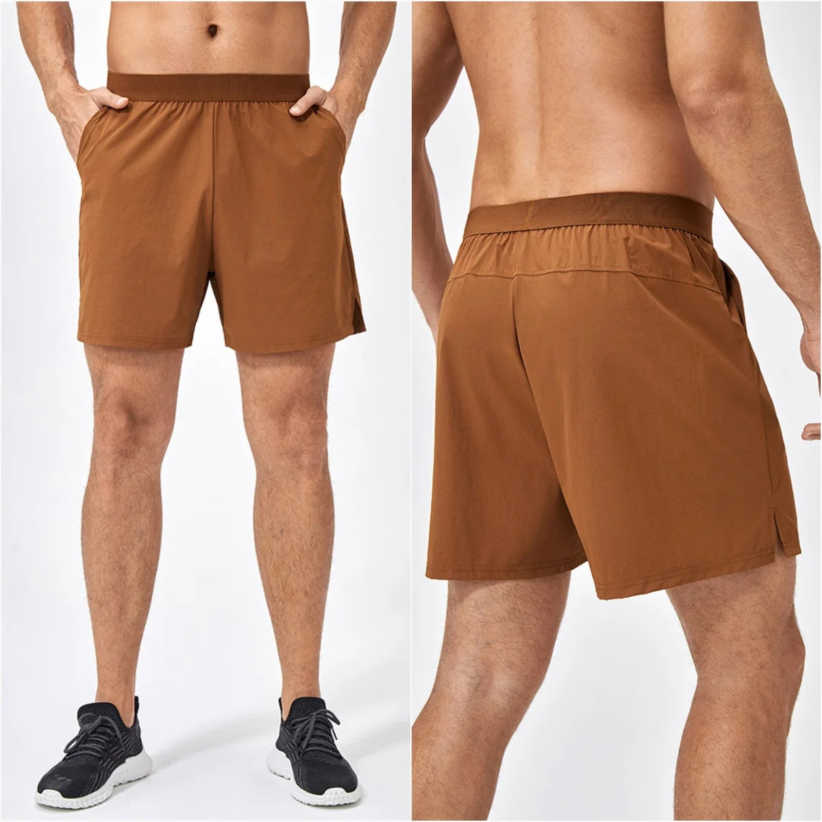Men Gym Shorts Quick Dry Nylon Jogger