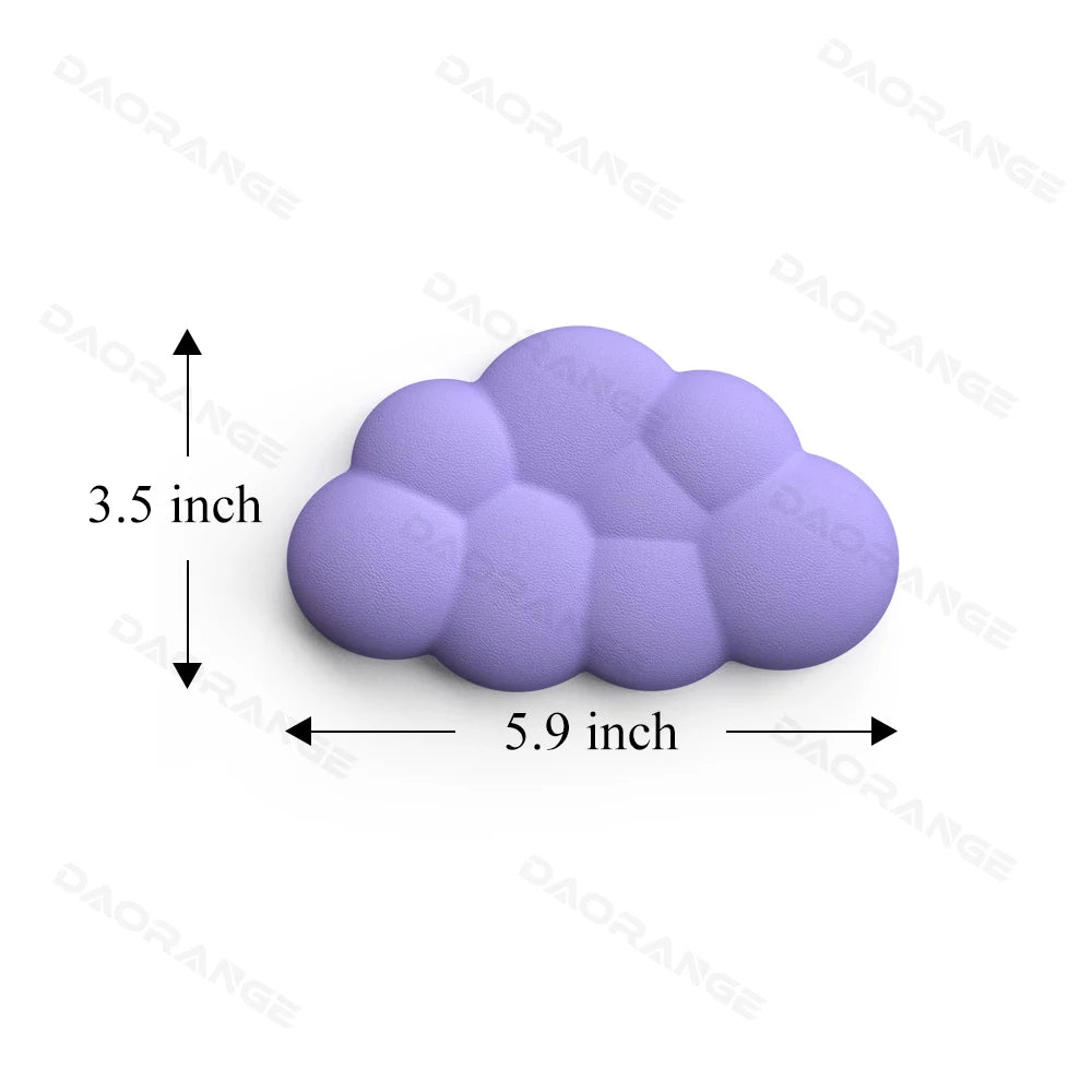 Soft Keyboard Wrist Rest Cloud Non-Slip Rubber
