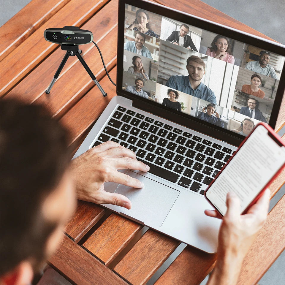 4K Webcam 1080P 2K Full HD Web Camera With Microphone