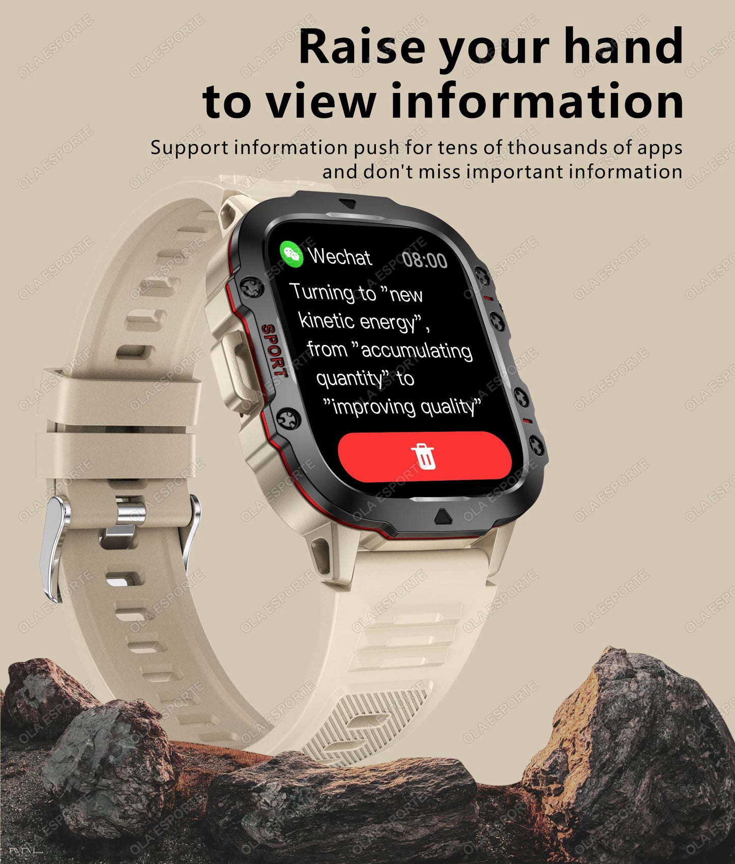 2025 New For Xiaomi Military Smart Watch Men IP68