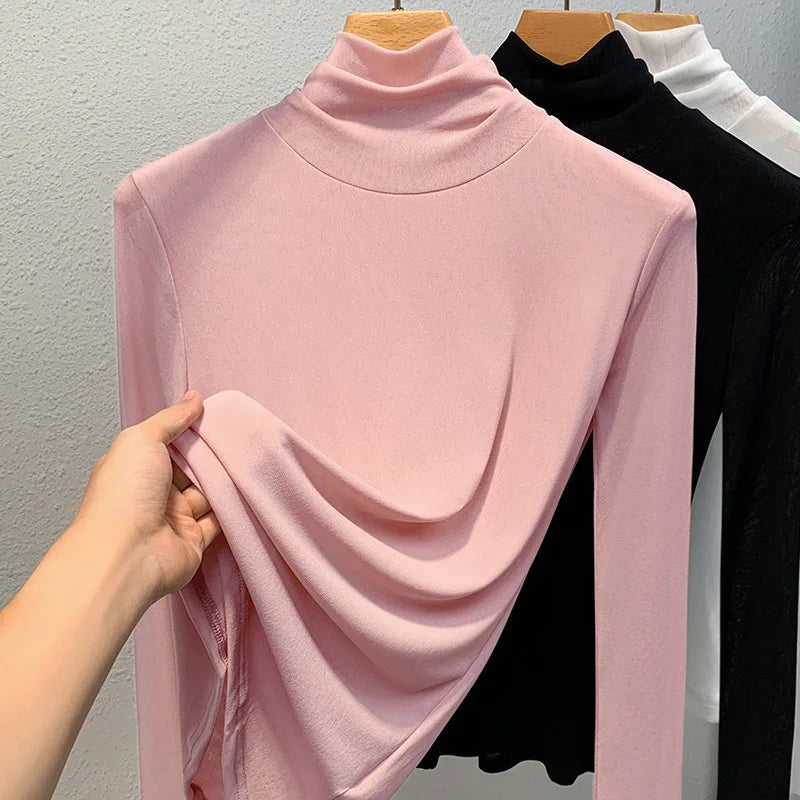 Size S-4XL Women Turtleneck