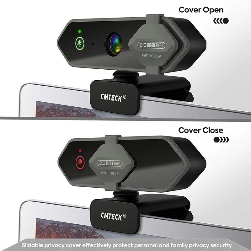 4K Webcam 1080P 2K Full HD Web Camera With Microphone