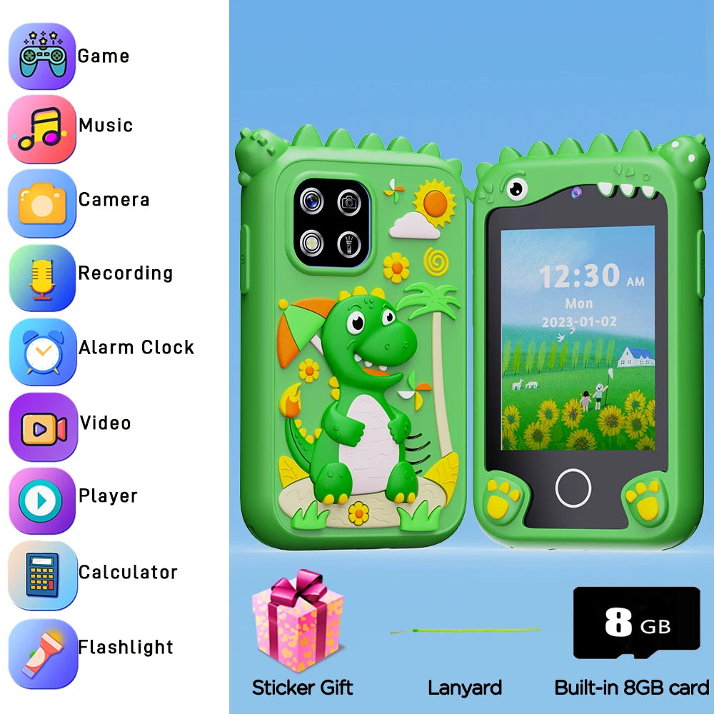 New Smart Phone Kids Toys Unicorn  20 Games Dual Camera Music