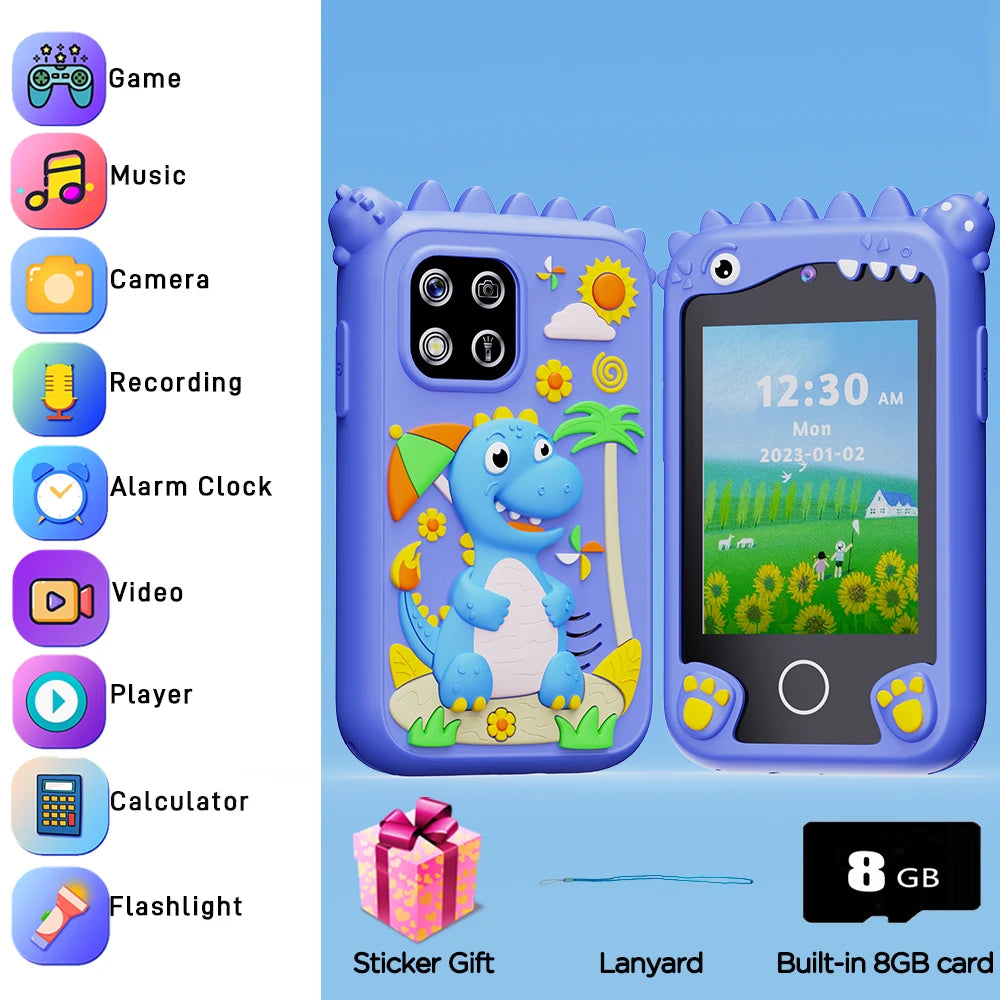 New Smart Phone Kids Toys Unicorn  20 Games Dual Camera Music
