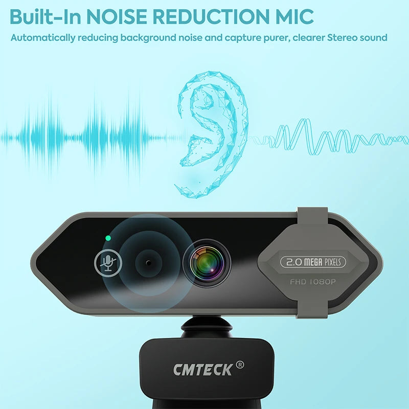 4K Webcam 1080P 2K Full HD Web Camera With Microphone