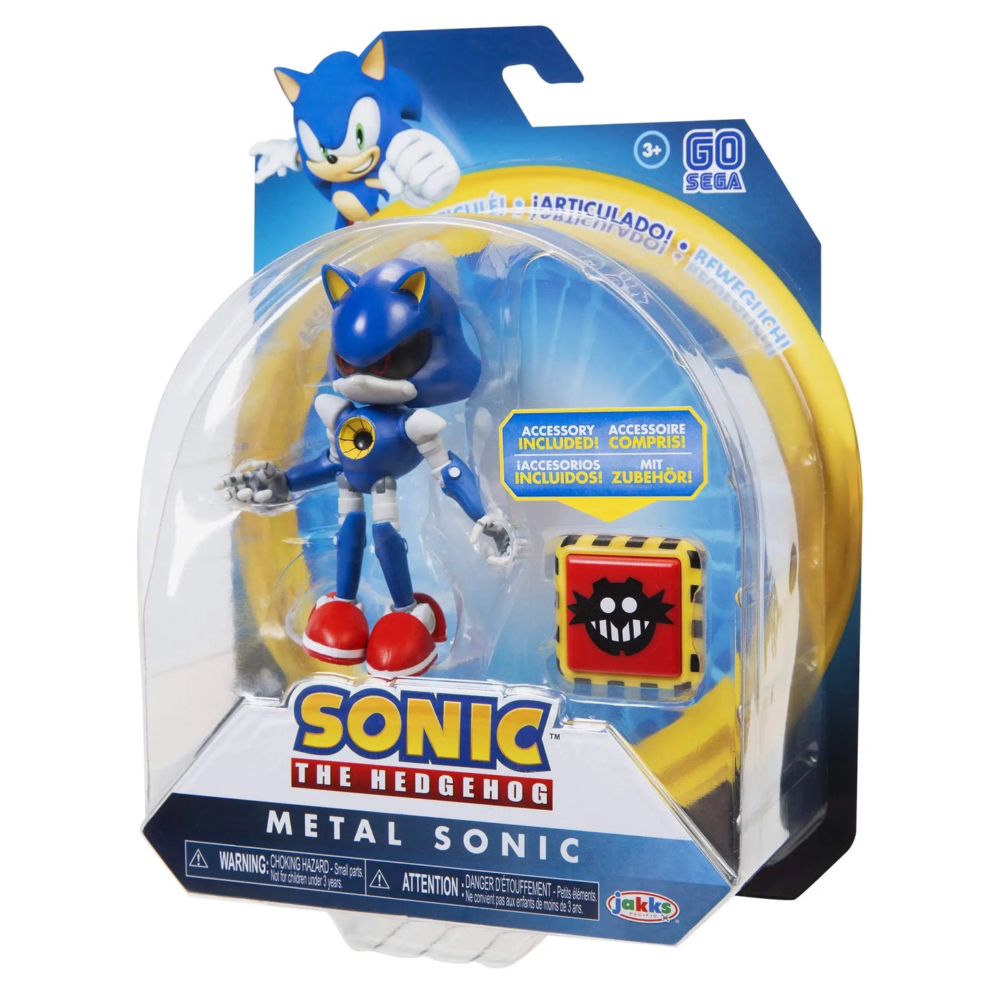 Sonic The Hedgehog Modern Metal Sonic 4 Inch