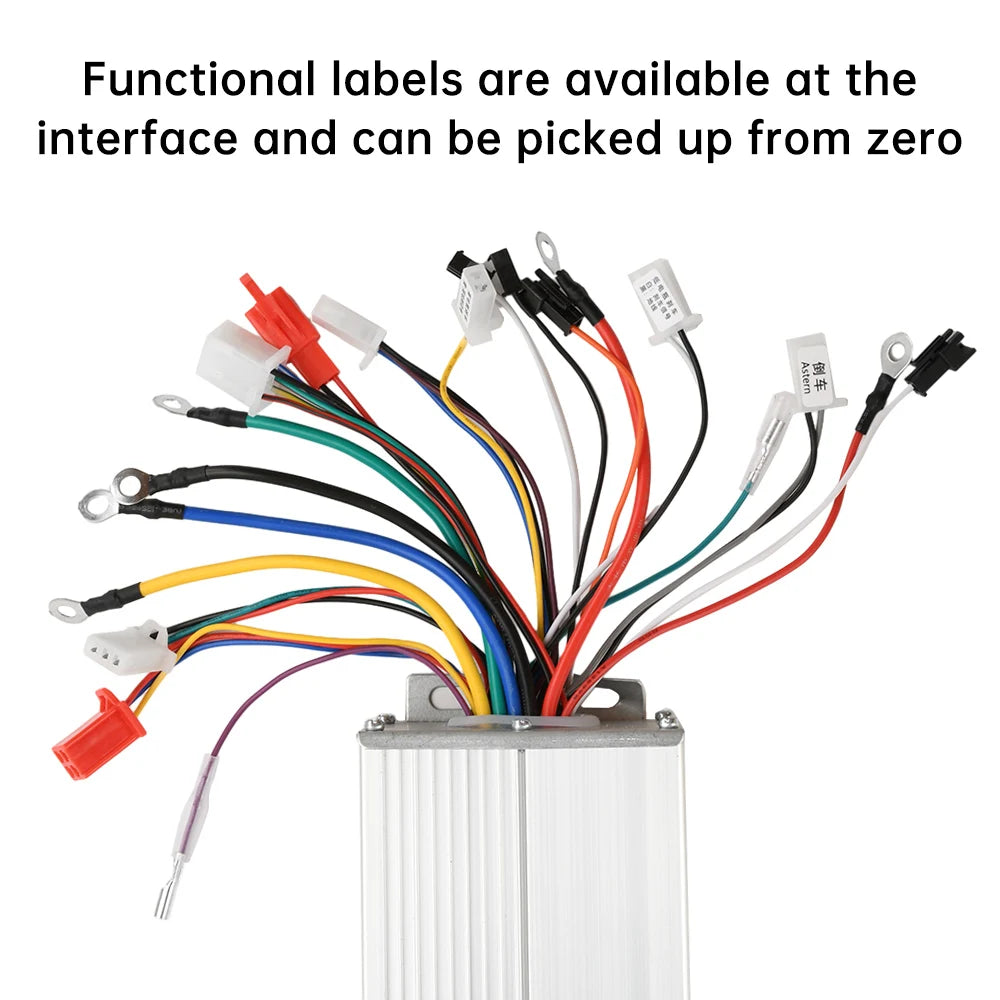 36/48V E-bike 500W 30A Intelligent Brushless Controller
