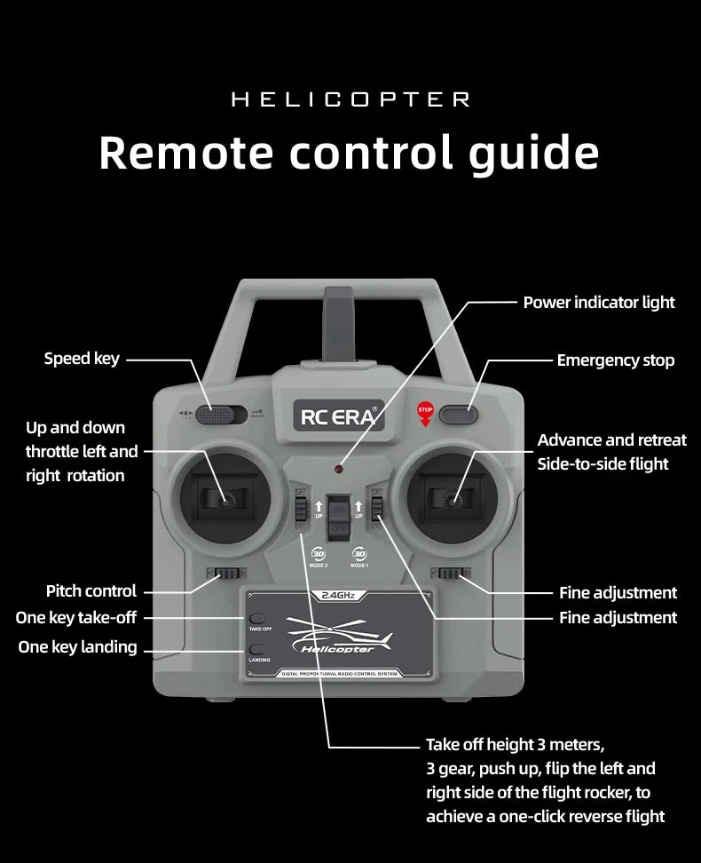 Helicopter 2.4G 6-Aixs Gyroscope 6CH Altitude