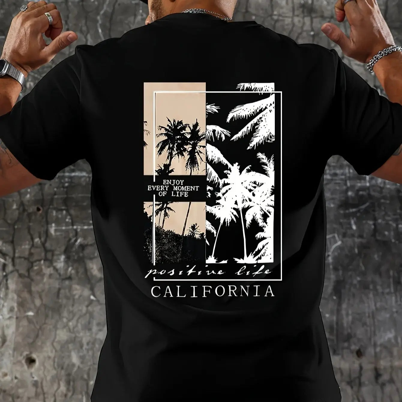 Men's summer 100 cotton fashionable casual
