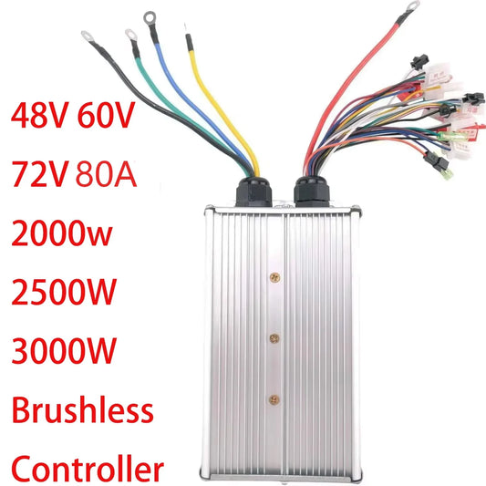 48V 60V 84V 3000W For Electric Bicycle E-bike Controller