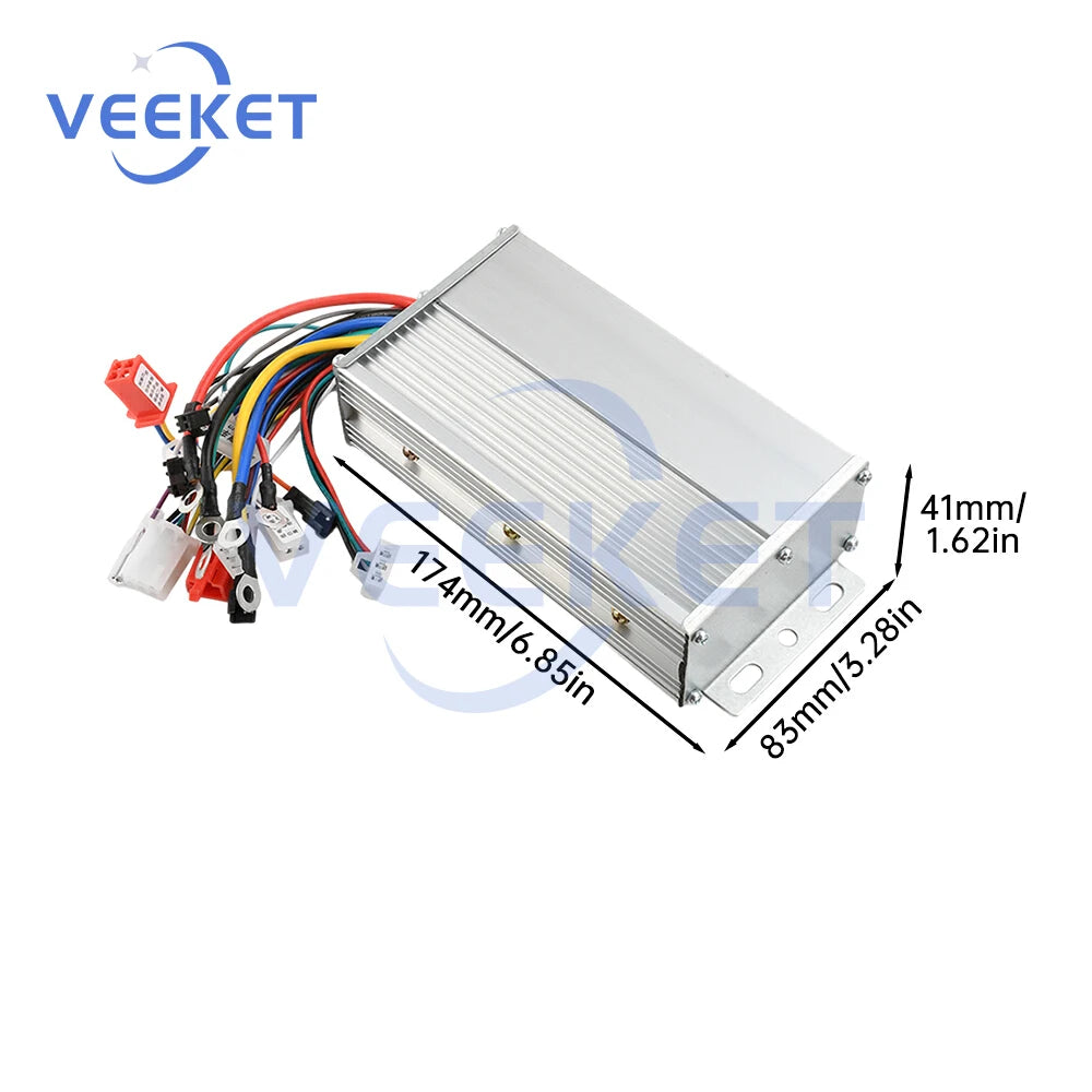 36/48V E-bike 500W 30A Intelligent Brushless Controller