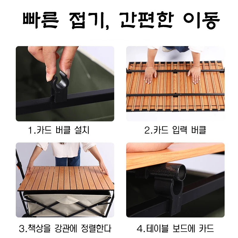 Trolley Folding Cart With Wheels Foldable Camping Carts
