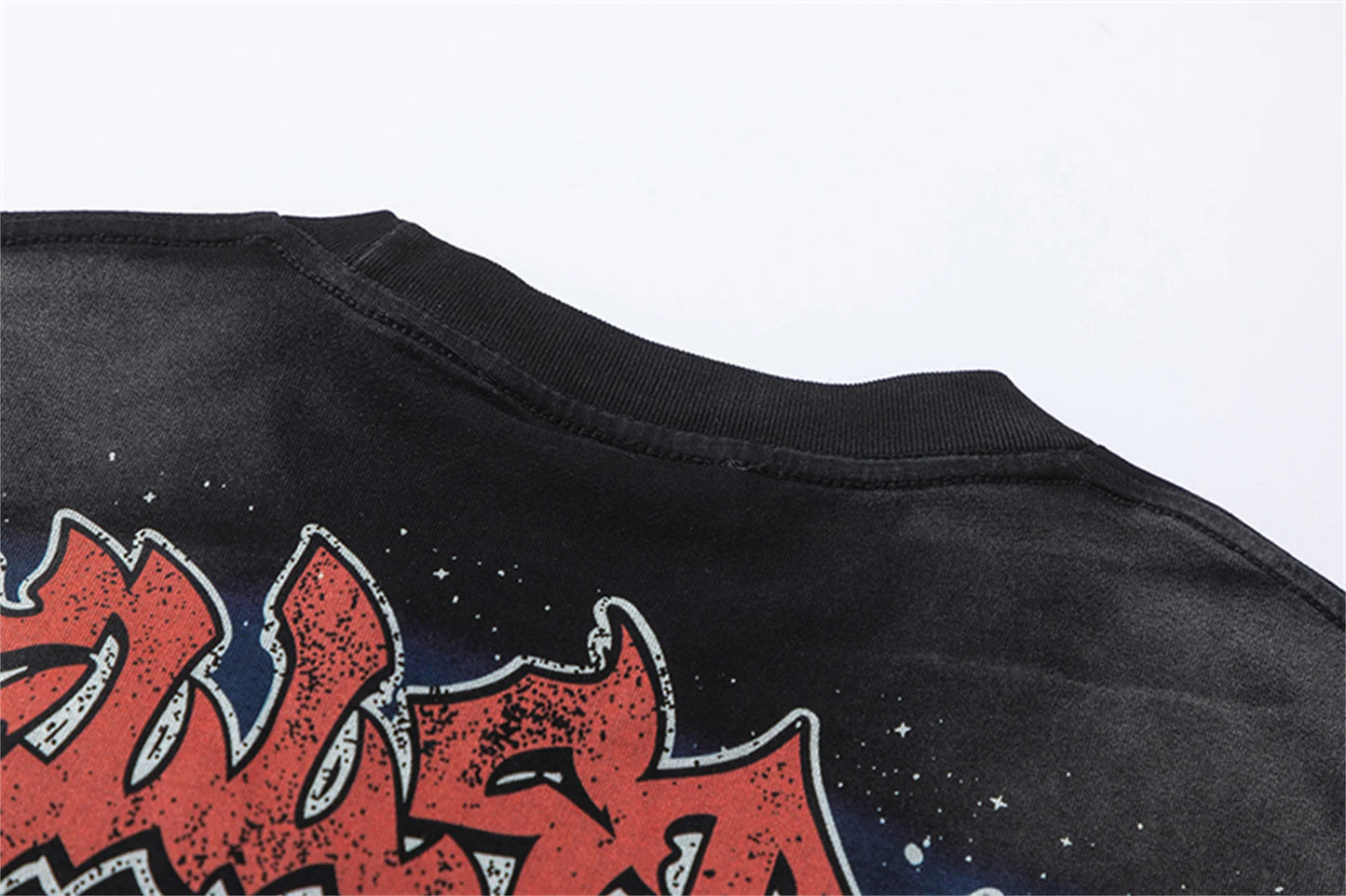 Vintage 24AW HS Brand Fashion  Full Moon Tee Wolf