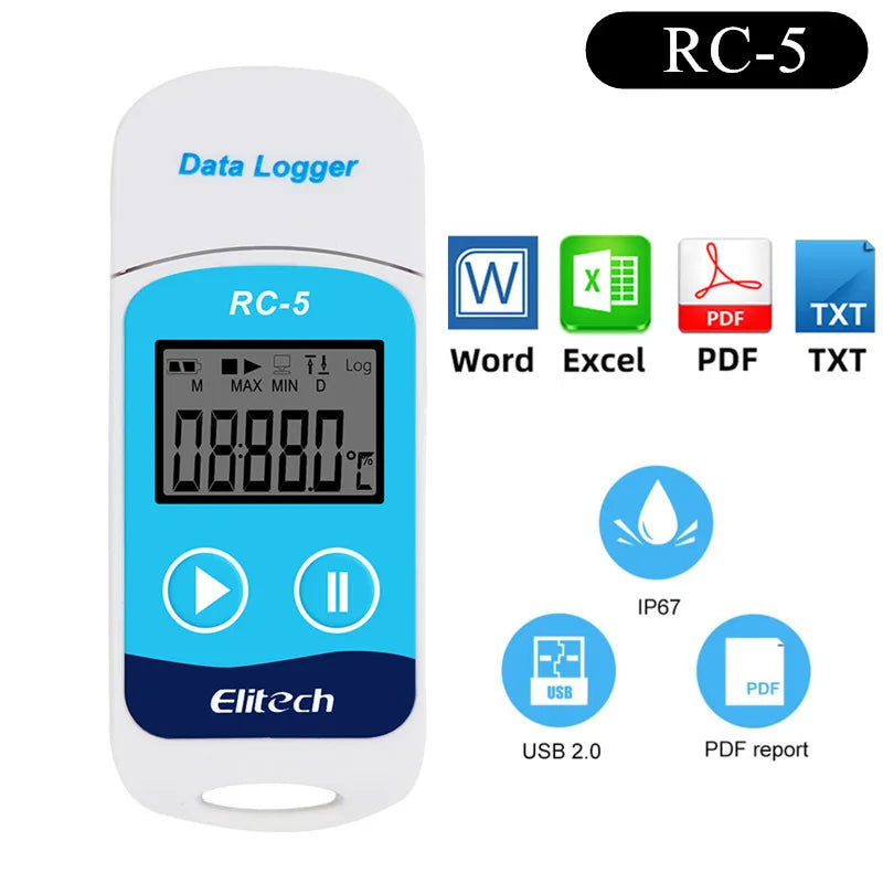 Mini USB Temperature Data Logger