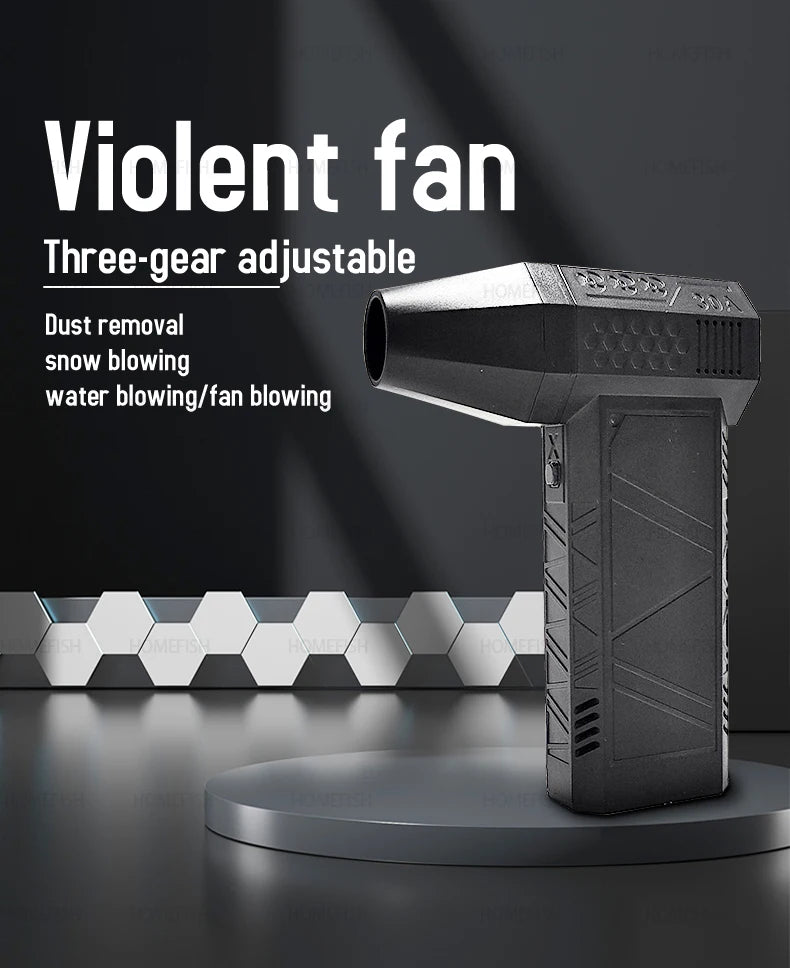 130000RPM Mini Turbo Jet Fan Electric Air Duster Adjustable
