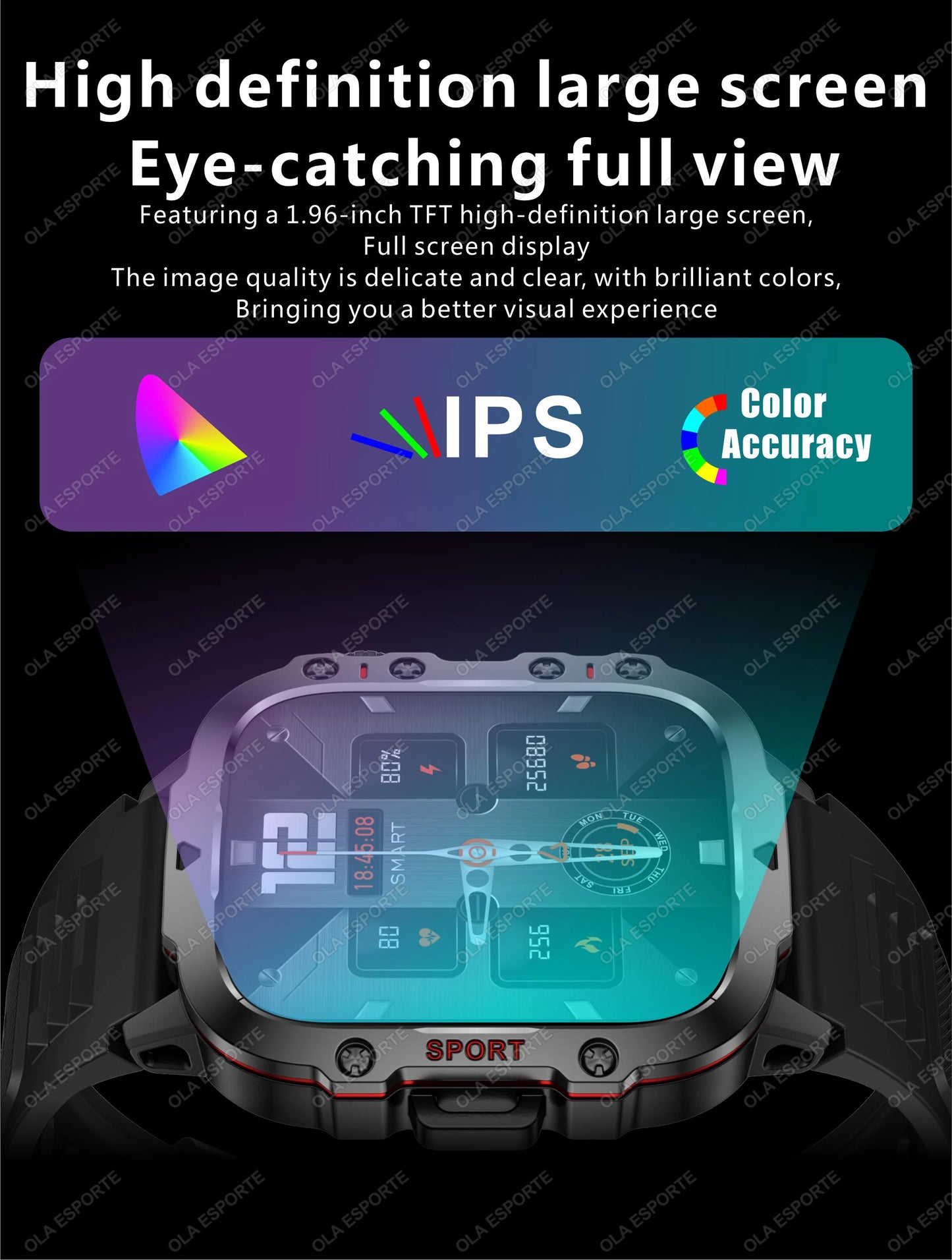 2025 New For Xiaomi Military Smart Watch Men IP68