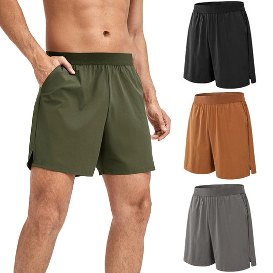 Men Gym Shorts Quick Dry Nylon Jogger
