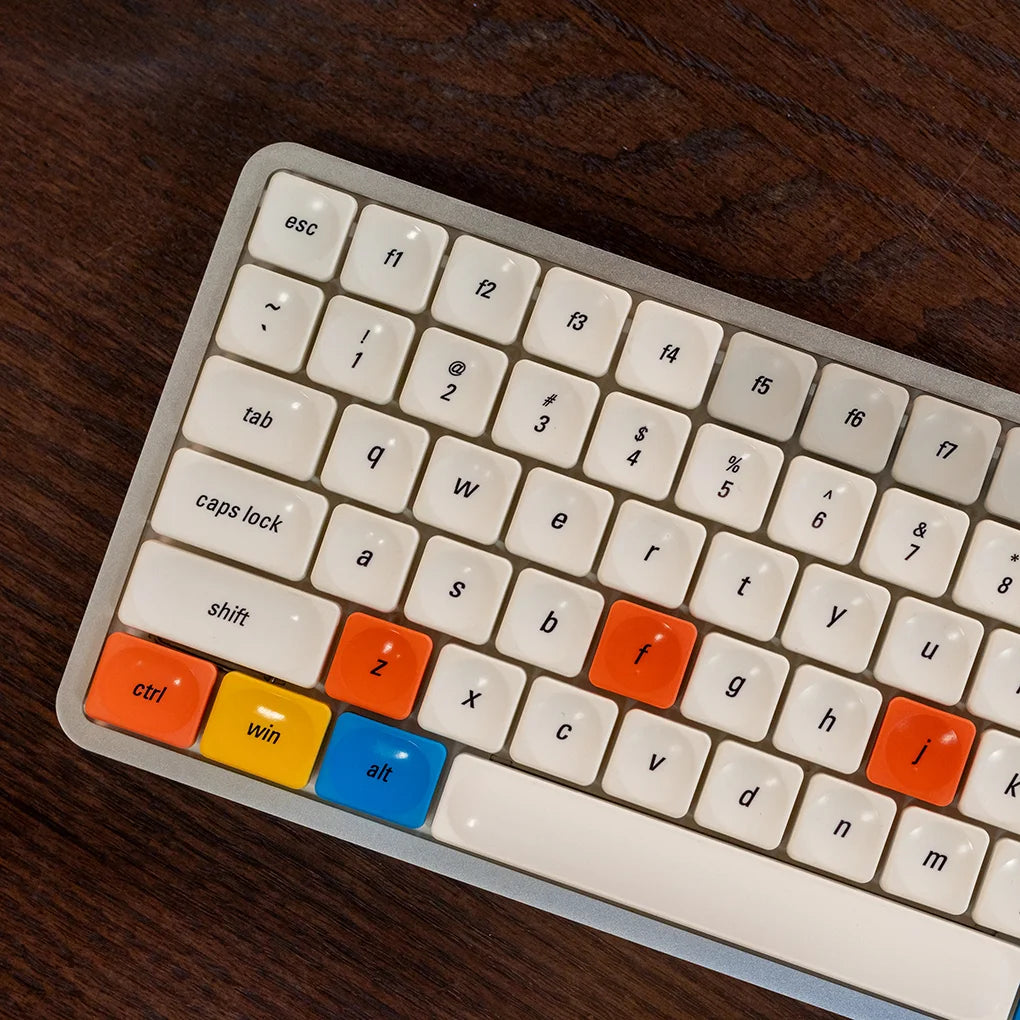 Time Machine Theme Low Profile Keycap PBT Custom Ultra-thin