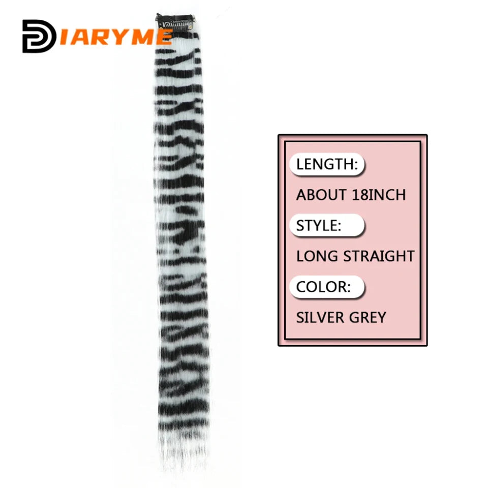 Synthetic One Card Hair Extension Wig Hair