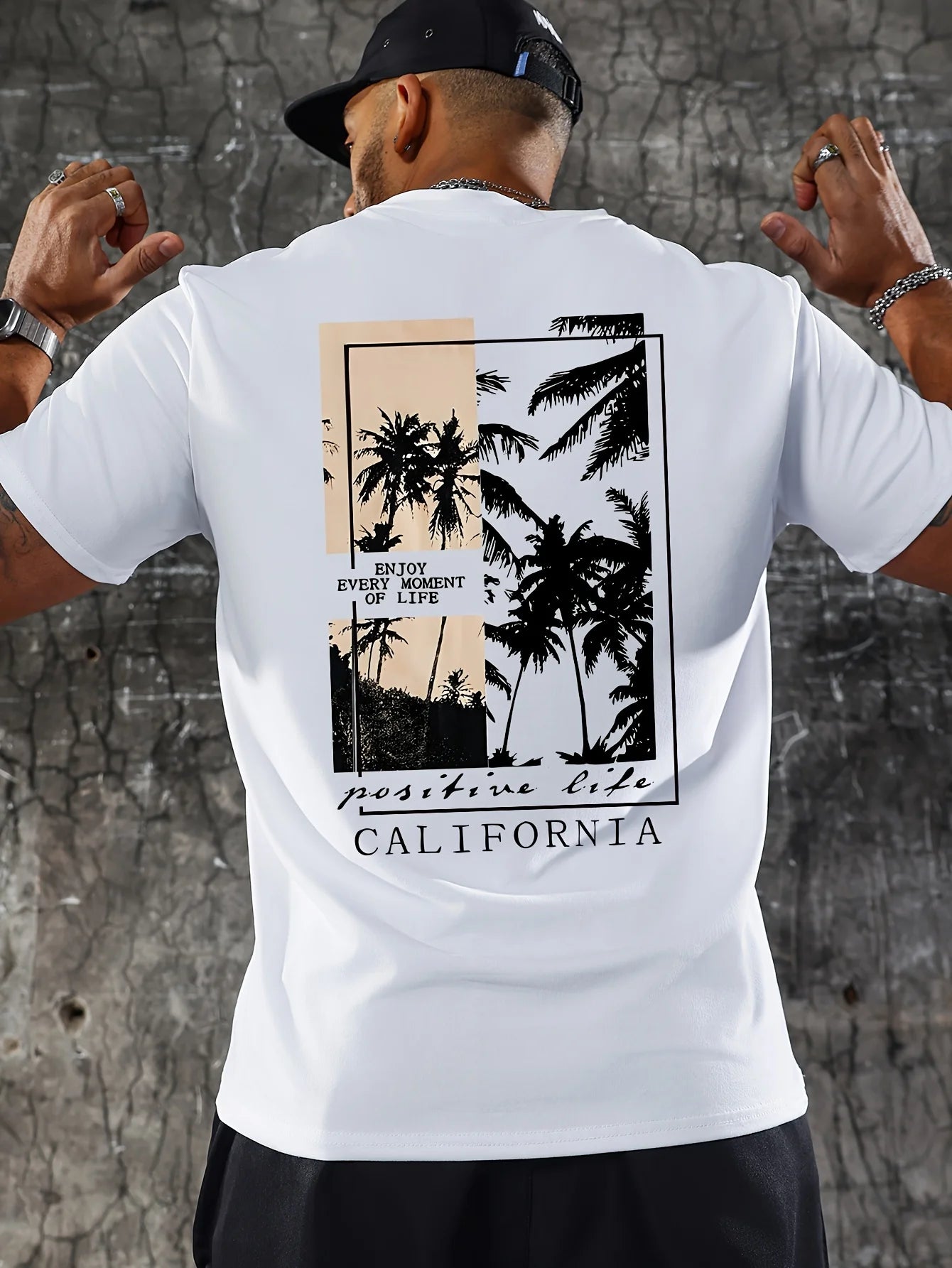 Men's summer 100 cotton fashionable casual