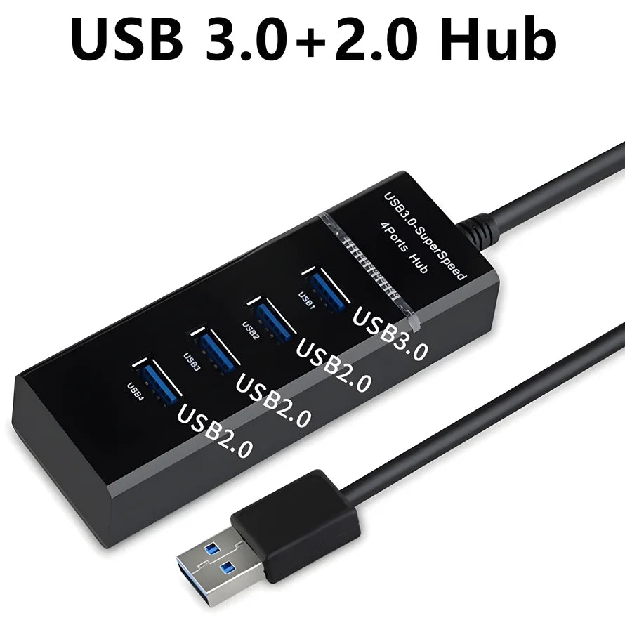 USB 3.0 Hub 4 Ports USB Hub High Speed
