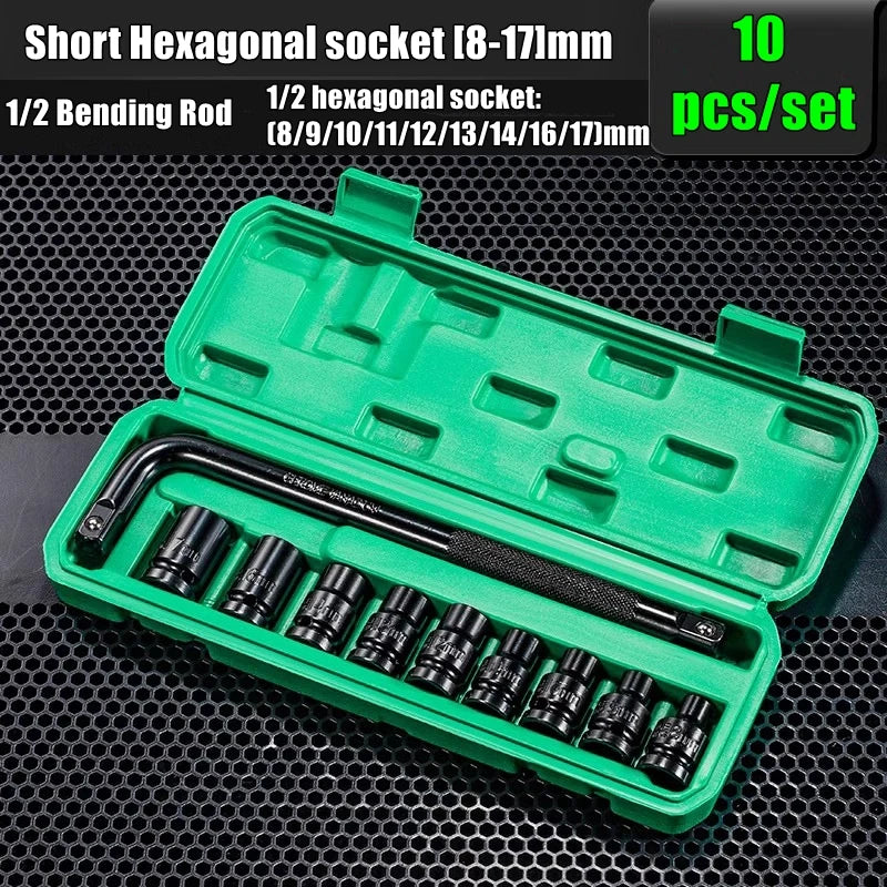 1/2 Sleeve Combination Drive Extended Socket Hexagonal