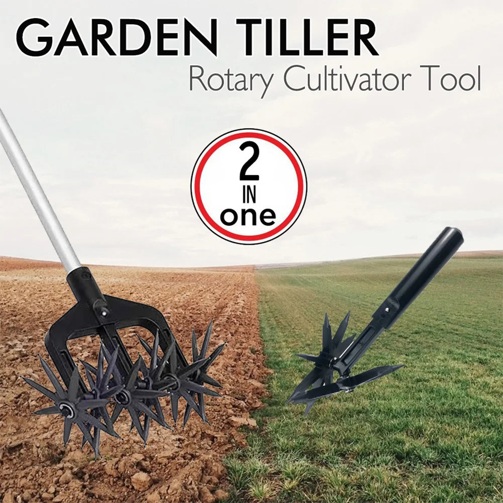2 in 1 Garden Aerator Soil Scarifier Ventilated Scarifier