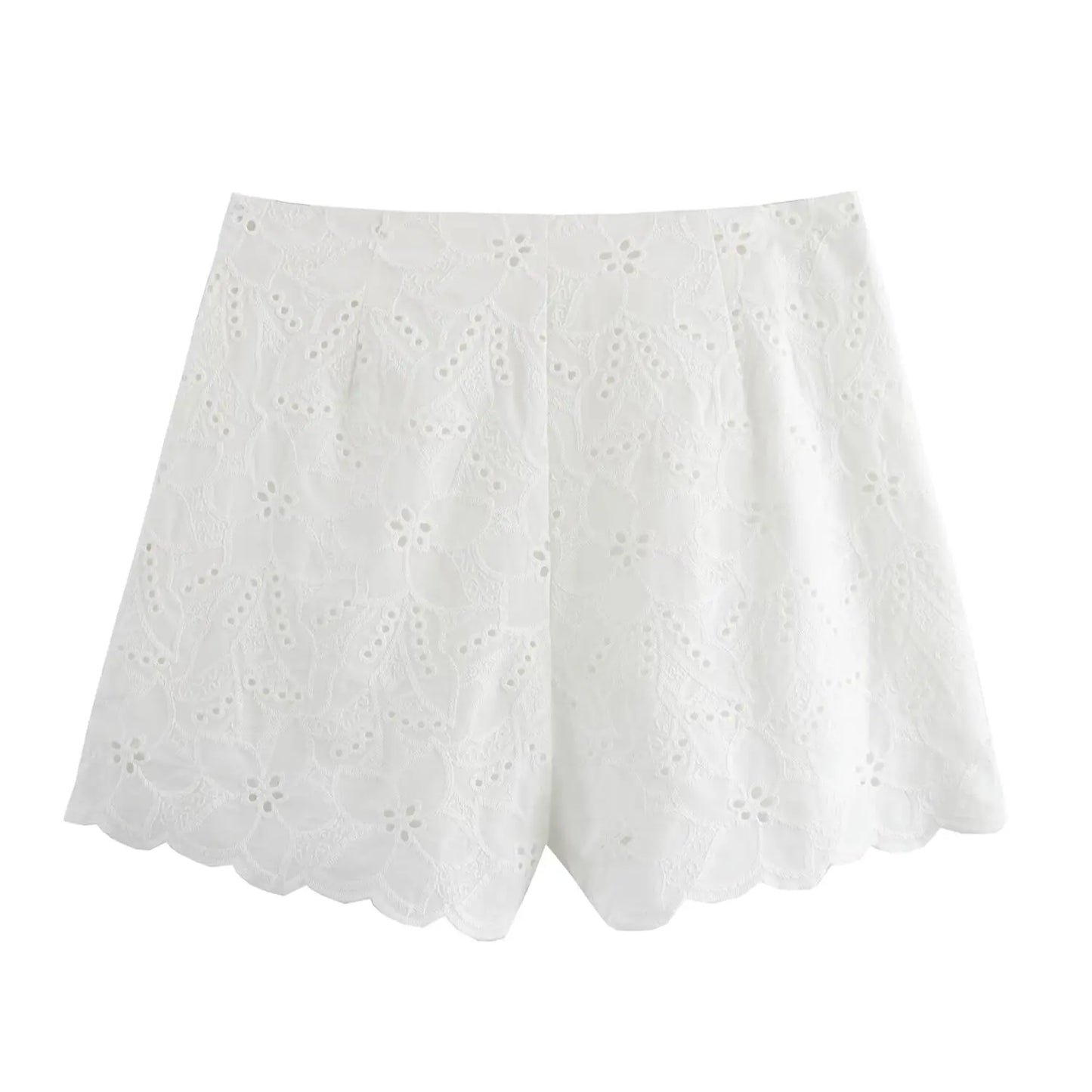 UNIZERA Women's Shorts Set with Collar Hollow