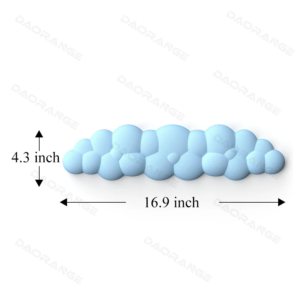 Soft Keyboard Wrist Rest Cloud Non-Slip Rubber