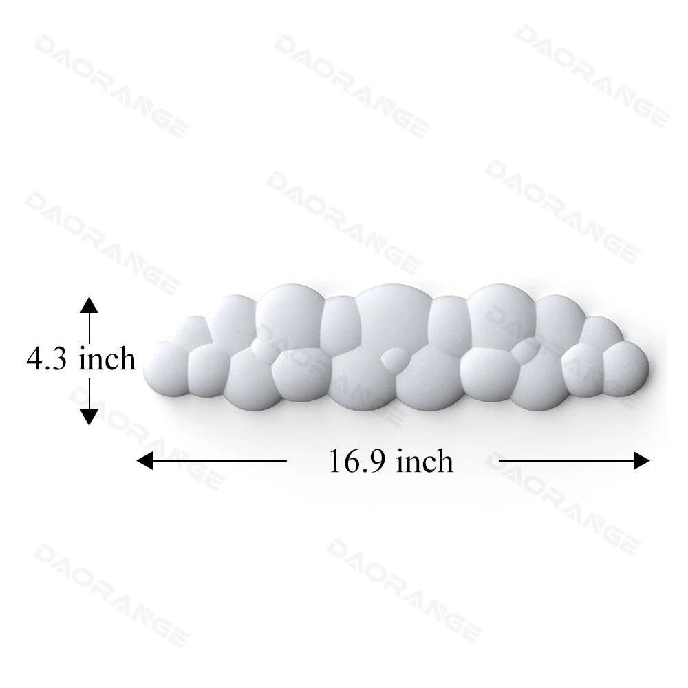 Soft Keyboard Wrist Rest Cloud Non-Slip Rubber