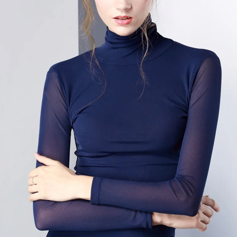 Size S-4XL Women Turtleneck
