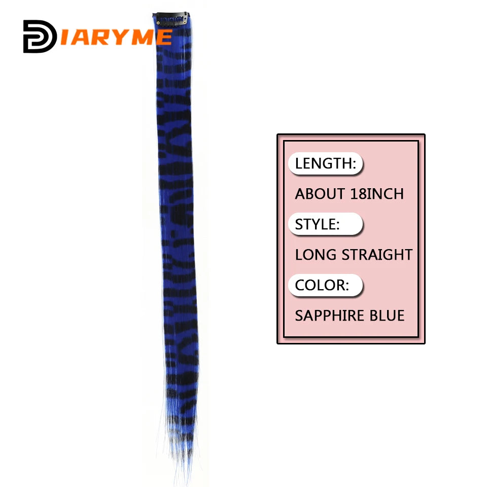 Synthetic One Card Hair Extension Wig Hair