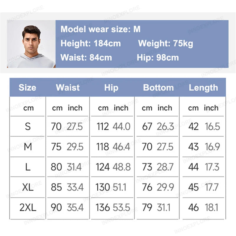 Men Gym Shorts Quick Dry Nylon Jogger