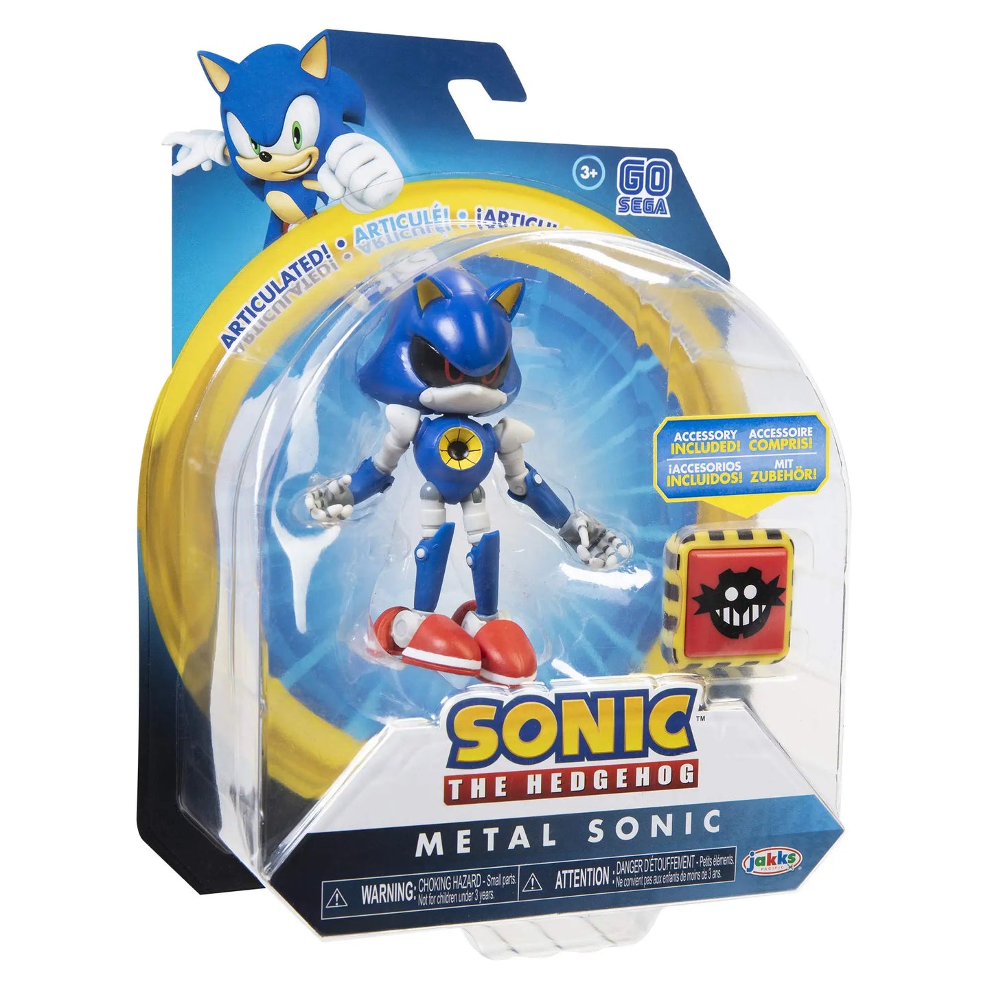 Sonic The Hedgehog Modern Metal Sonic 4 Inch