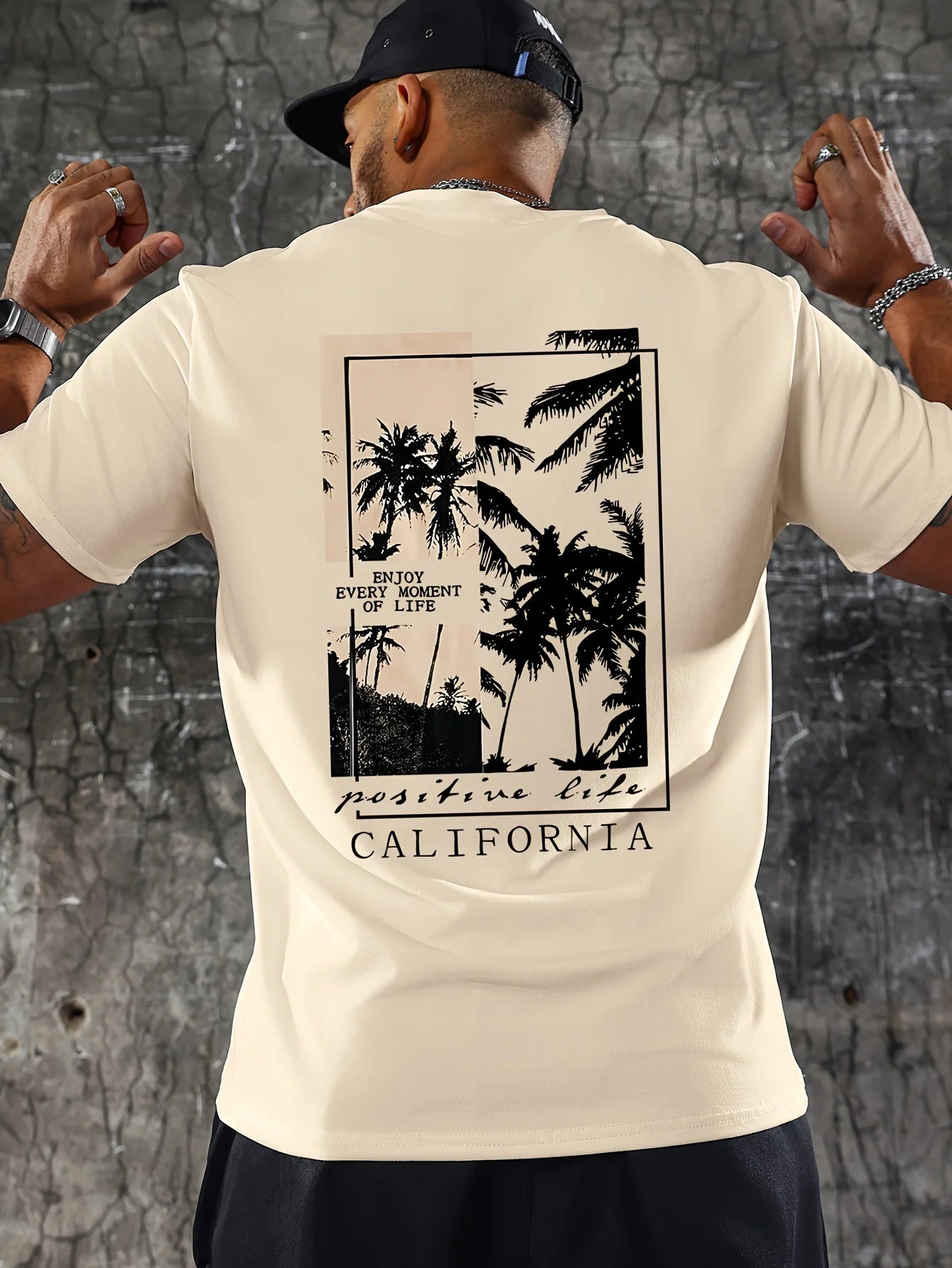 Men's summer 100 cotton fashionable casual