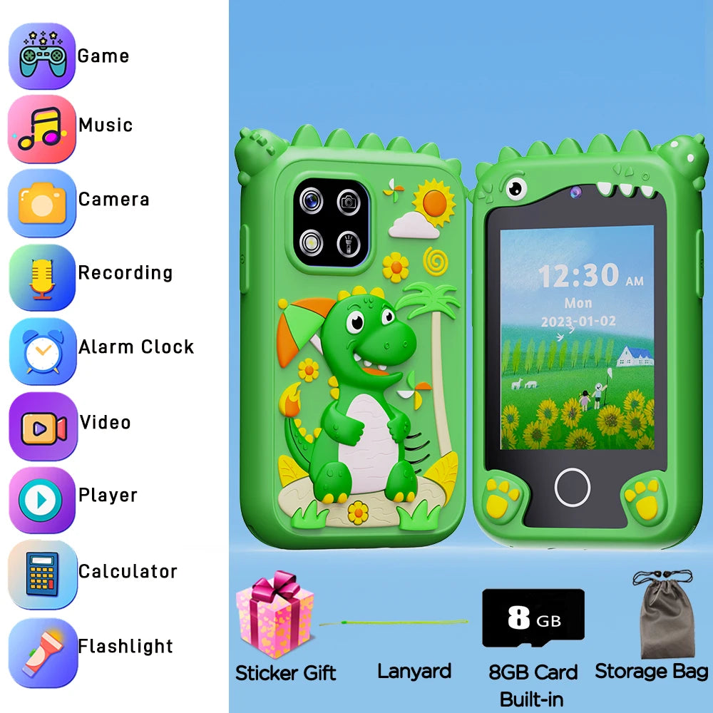 New Smart Phone Kids Toys Unicorn  20 Games Dual Camera Music