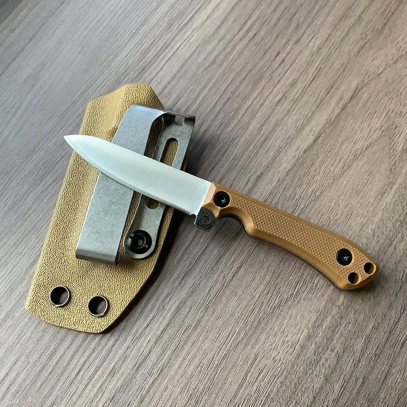 420 Stainless Steel Sharp Small Fixed Blade Kydex Knife