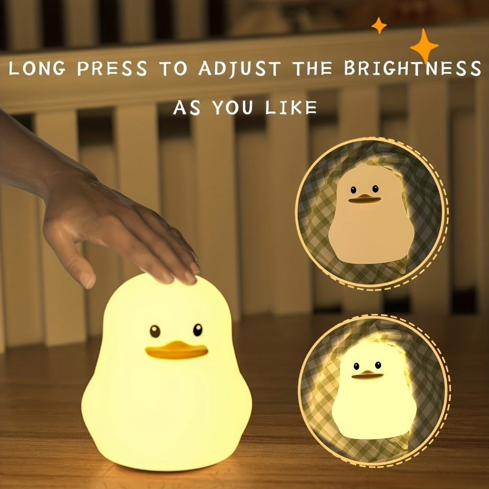 1 LED Cute Rainbow Light Changing Silicone